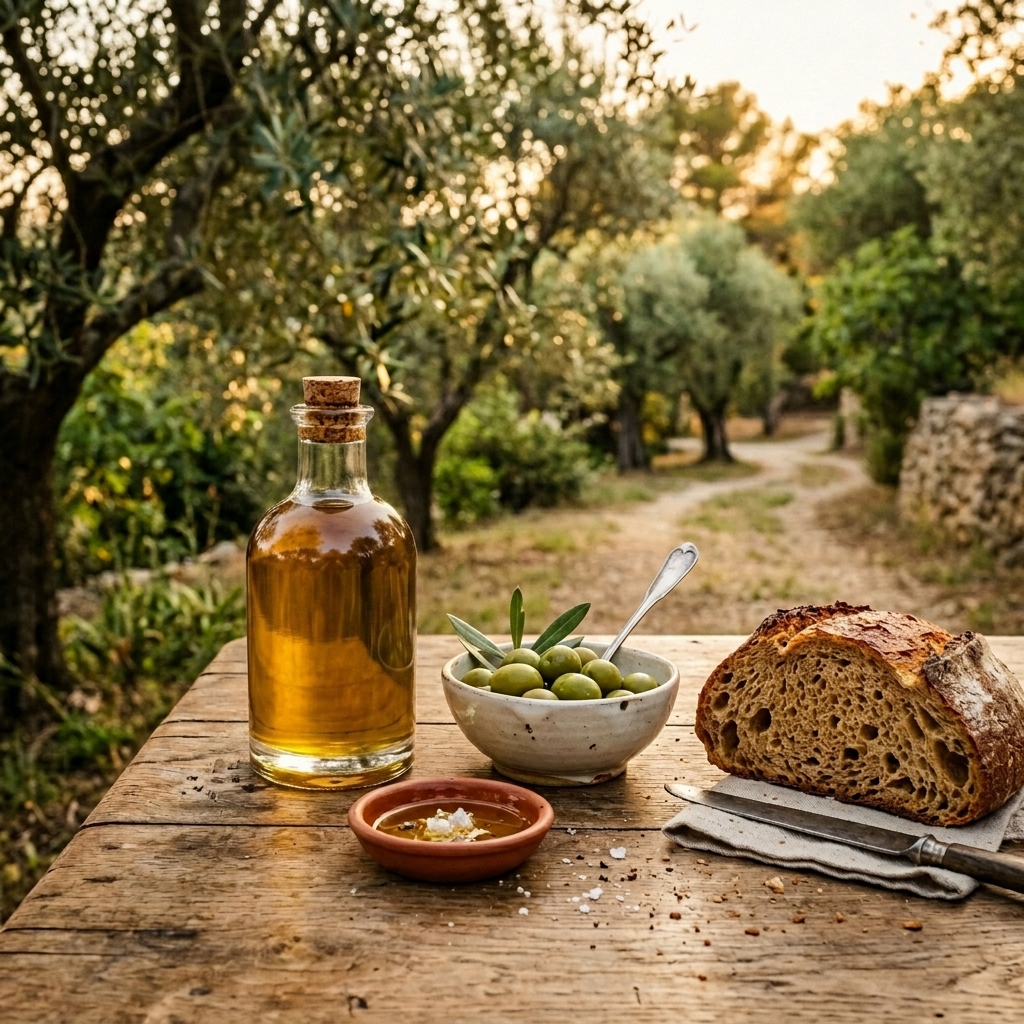 Premium Organic Extra Virgin Olive Oil from Provence